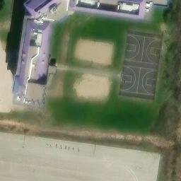 Barrie Beach Volleyball Court #5 — aerial view