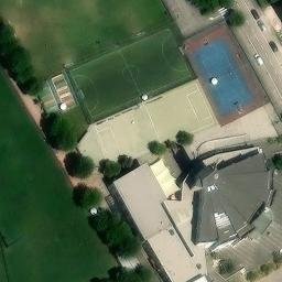 Volleyball Court — aerial view