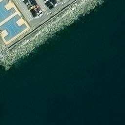 Sand Volleyball Court in Arenzano, GE — aerial view