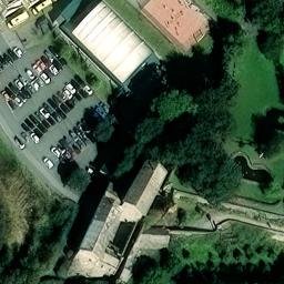 Volleyball Court — aerial view