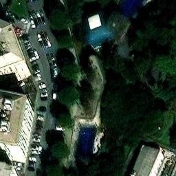 Sand Volleyball Court — aerial view