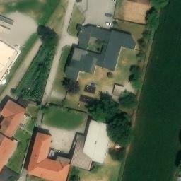 Sand Volleyball Court — aerial view
