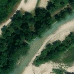Sand Volleyball Court — aerial view
