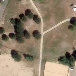 Sand Volleyball Court — aerial view