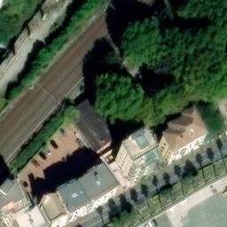 Sand Volleyball Court — aerial view