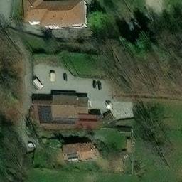 Sand Volleyball Court — aerial view