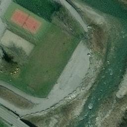 Sand Volleyball Court — aerial view