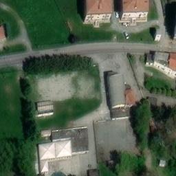 Sand Volleyball Court — aerial view