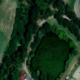 Beach volleyball — aerial view