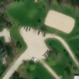 Barrie Beach Volleyball Court #1 — aerial view