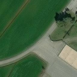 Sand Volleyball Court in Mondovì, CN — aerial view