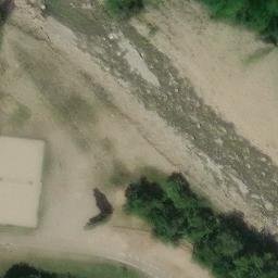 Sand Volleyball Court — aerial view