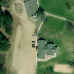 Onekama Township Beach Volleyball Court — aerial view