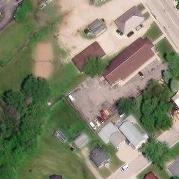 Denmark Beach Volleyball Court #1 — aerial view