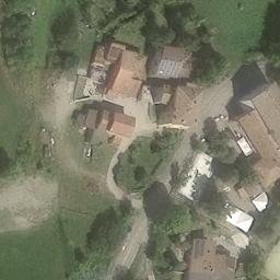 Volleyball Court near Pavullo nel Frignano — aerial view