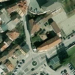 Volleyball Court near Borgo San Dalmazzo — aerial view