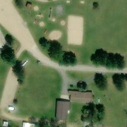 Roscommon Township Beach Volleyball Court #1 — aerial view