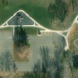 Town of Grand Chute Beach Volleyball Court #7 — aerial view