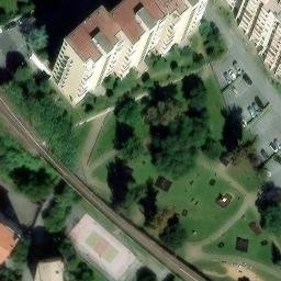 Volleyball Court — aerial view