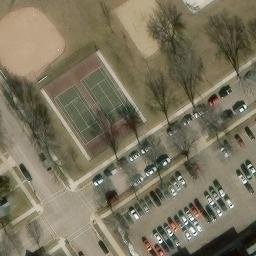 New Ulm Beach Volleyball Court #6 — aerial view