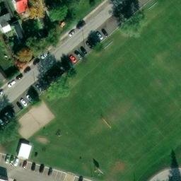 Campbellford Beach Volleyball Court — aerial view
