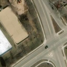 New Ulm Beach Volleyball Court #3 — aerial view