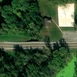 Wanamingo Beach Volleyball Court #2 — aerial view