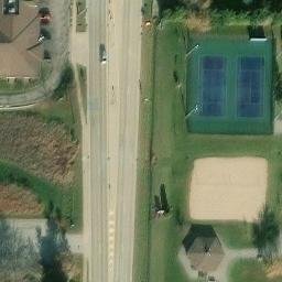 Town of Grand Chute Beach Volleyball Court #2 — aerial view