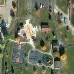 Little Chute Beach Volleyball Court #2 — aerial view
