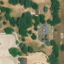 Gillette Beach Volleyball Court #3 — aerial view