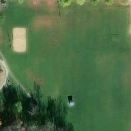 Little Chute Beach Volleyball Court #1 — aerial view