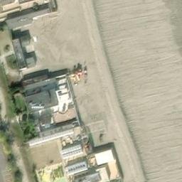 Sand Volleyball Court — aerial view