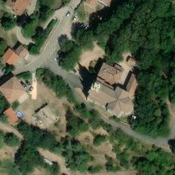 Grass Volleyball Court — aerial view