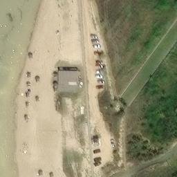 Sand Volleyball Court — aerial view