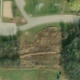 Sand Volleyball Court in Appleton, WI — aerial view