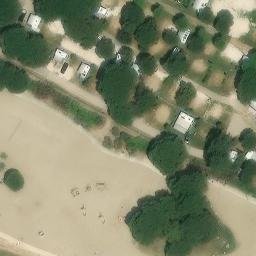 Sand Volleyball Court — aerial view