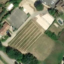 Volleyball Court — aerial view
