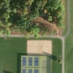 Village of Harrison Beach Volleyball Court #2 — aerial view