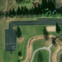 Fox Crossing Beach Volleyball Court #2 — aerial view