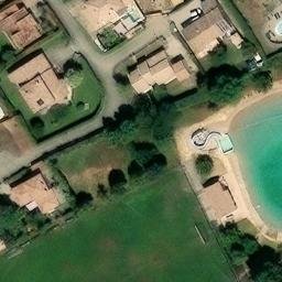 Volleyball Court near Val-Buëch-Méouge — aerial view