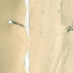 Plage centrale Mimizan — aerial view