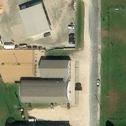 Sand Volleyball Court in Pine Island, MN — aerial view