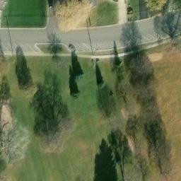 Menasha Beach Volleyball Court #3 — aerial view