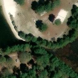 Sand Volleyball Court — aerial view