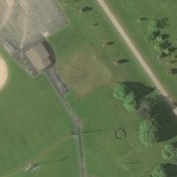 Volleyball court — aerial view