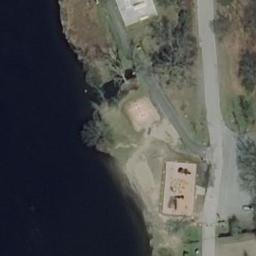 Frankford Beach Volleyball Court — aerial view