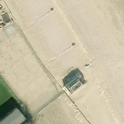 Sand Volleyball Court — aerial view