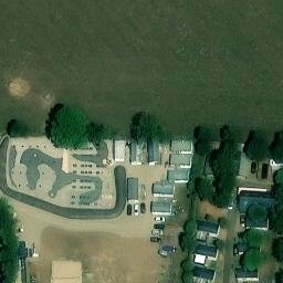 Terrain de volleyball — aerial view