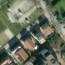 Volleyball Court near Cesenatico — aerial view