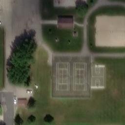 Sand Volleyball — aerial view